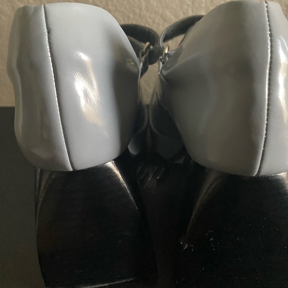 Jeffrey Campbell Reine Mary Jane SquareToe Blue Y2K Goth Platform Pumps 6.5 - Picture 10 of 16